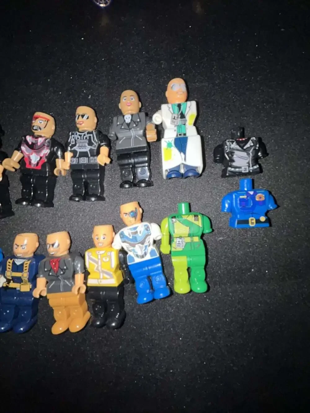 Block Tech Mixed Lot of Mini Figures and Parts